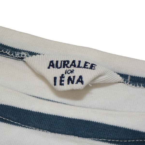 AURALEE×IENA バスクシャツボーダーロングスリーブTシャツA215B06IE A215B06IE ホワイト×ブルー サイズ  1｜【公式】カインドオルオンライン ブランド古着・中古通販【kindal】