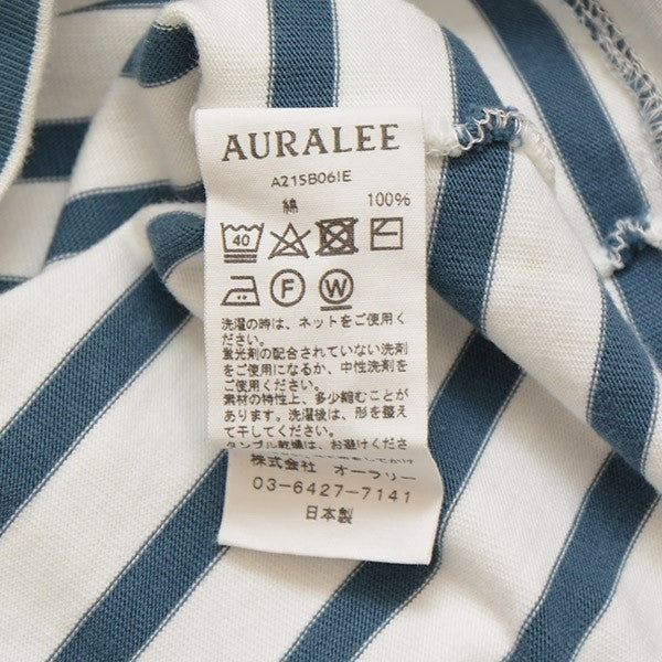 AURALEE×IENA バスクシャツボーダーロングスリーブTシャツA215B06IE A215B06IE ホワイト×ブルー サイズ  1｜【公式】カインドオルオンライン ブランド古着・中古通販【kindal】