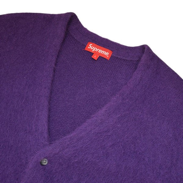 Supreme(シュプリーム) 2020AW Brushed Mohair Cardigan モヘアカーディガン パープル サイズ  L｜【公式】カインドオルオンライン ブランド古着・中古通販【kindal】