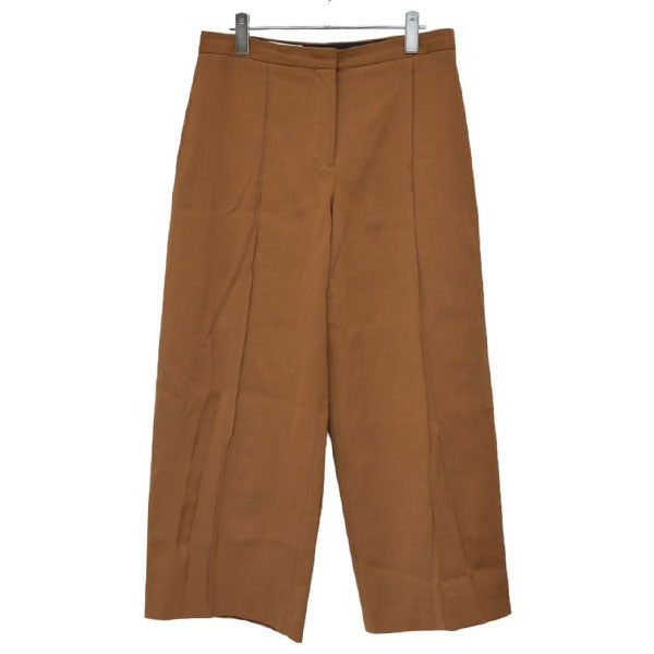 Full leg virgin wool Cropped Culotte Pants　ワイドタックパンツ　クロップドパンツ　キュロット　JSPN300600
