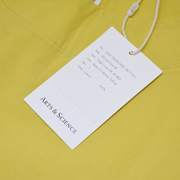 Short sleeve tent line blouse　プルオーバーシャツ　0231-L6234-0081