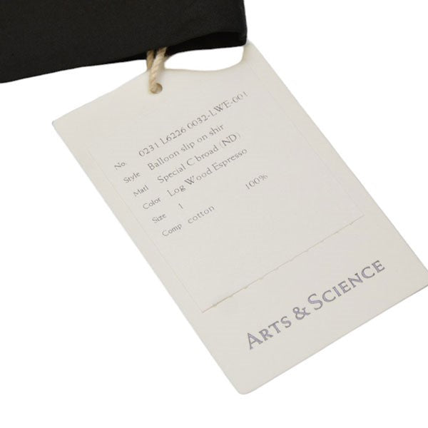 ARTS＆SCIENCE(アーツアンドサイエンス) Balloon slip on shirt