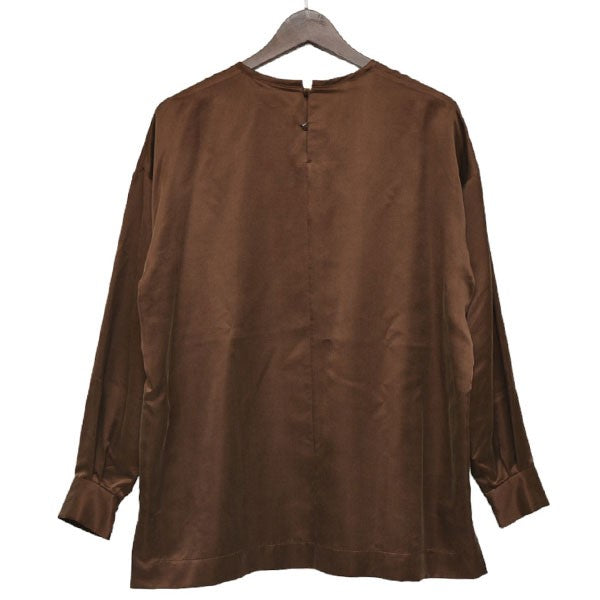 ARTS＆SCIENCE(アーツアンドサイエンス) Fr-Pocket slip on blouse プルオーバーシルクシャツ  0233-L6245-2136 0233-L6245-2136 ブラウン サイズ 1｜【公式】カインドオルオンライン  ブランド古着・中古通販【kindal】