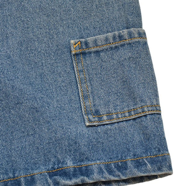 DENIM BAGGY SHORT PANTS　デニムバギーショートパンツ