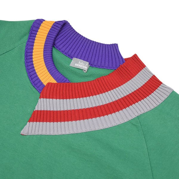 kolor／BEACON(カラービーコン) 2022SS ハード天竺Tシャツ 異素材切替T