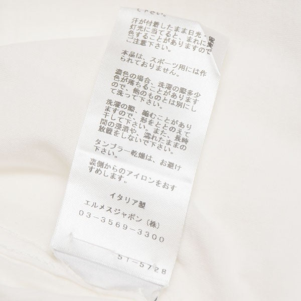 HERMES 裾H刺繍クルーネックTシャツ 古着・中古-7枚目のアイテム画像