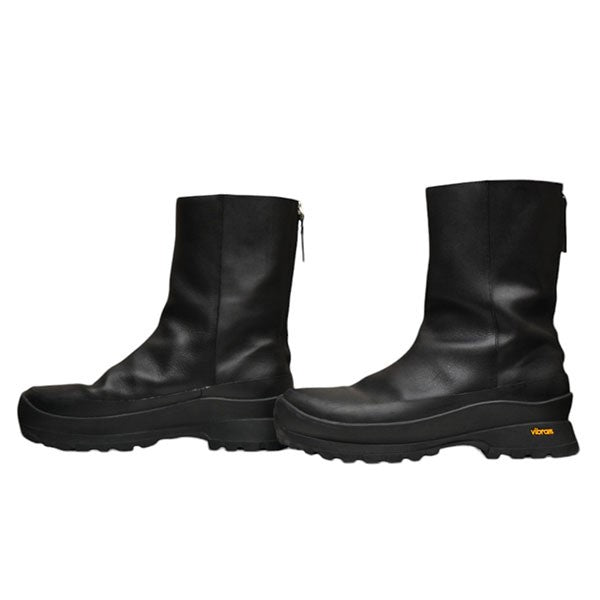 H CHUNKY SOLE BOOTS　Vibramソール　バックジップブーツ