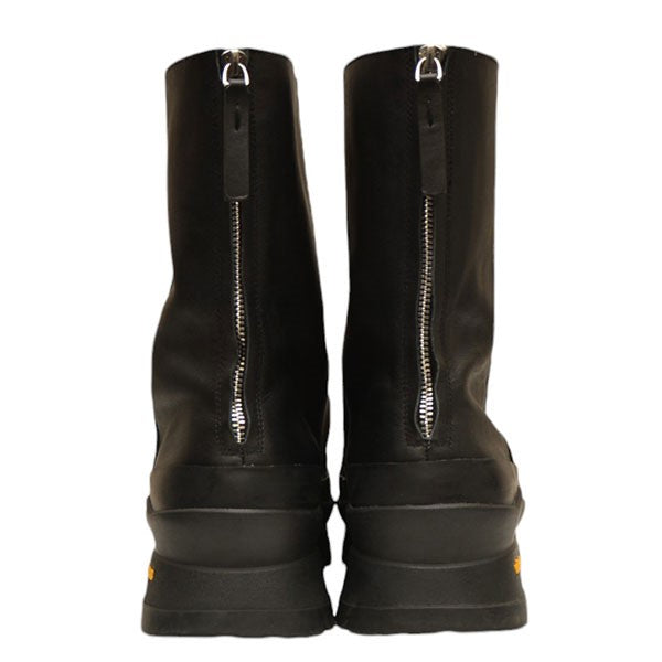 H CHUNKY SOLE BOOTS　Vibramソール　バックジップブーツ