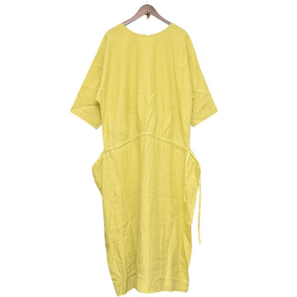2023SS　Square bottom dress　ヘンプワンピース　0232-L5023-1096