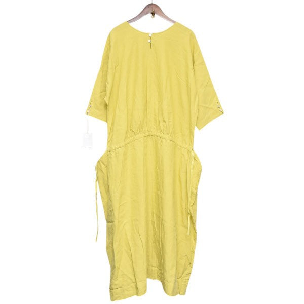 2023SS　Square bottom dress　ヘンプワンピース　0232-L5023-1096