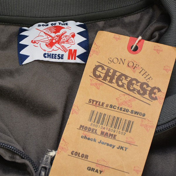 SON OF THE CHEESE(サノバチーズ) check Jersey JKT ジャージジャケット SC1820-SW09  SC1820-SW09 グレー サイズ M｜【公式】カインドオルオンライン ブランド古着・中古通販【kindal】