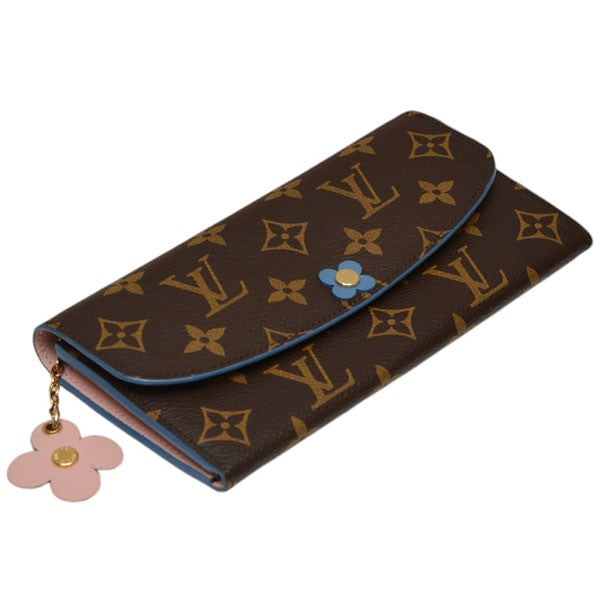 LOUIS VUITTON(ルイヴィトン) モノグラム ポルトフォイユ エミリー フラワー 長財布 M63895 M63895  ブラウン｜【公式】カインドオルオンライン ブランド古着・中古通販【kindal】