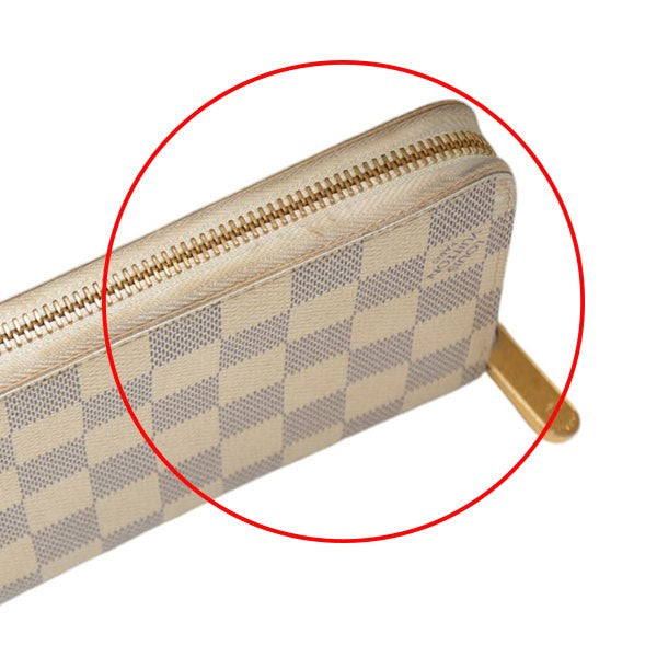 LOUIS VUITTON(ルイヴィトン) ダミエ アズール ジッピーウォレット 長財布 N60019 N60019 ホワイト｜【公式】カインドオルオンライン  ブランド古着・中古通販【kindal】