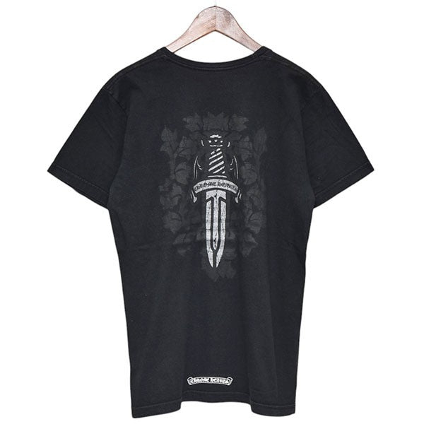 CHROME HEARTS(クロムハーツ) ダガープリントポケットTシャツ ブラック
