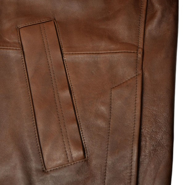 YOKE(ヨーク) 2022AW Cut-Off Leather Car Coat カットオフレザーカーコート レザージャケット  YK22AW0401C YK22AW0401C ブラウン サイズ 3｜【公式】カインドオルオンライン ブランド古着・中古通販【kindal】