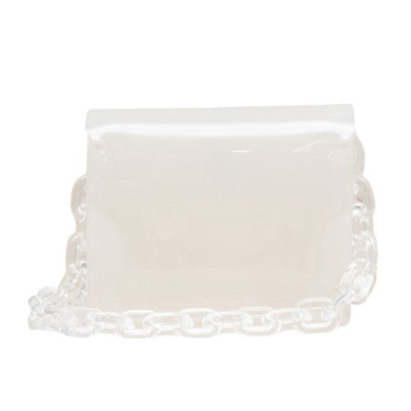 マメクロゴウチの2024SS Transparent Sculptural Micro Chain Bag ミニチェーンショルダーバッグ MM15-AC097SSです。 mame kurogouchi バッグ 古着・中古アイテム