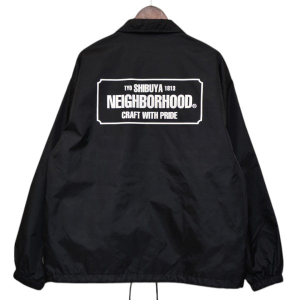 NEIGHBORHOOD(ネイバーフッド) 2023SS 渋谷限定 NH SHIBUYA．WINDBREAKER JACKET コーチジャケット  231TSNH-JKM02S 231TSNH-JKM02S ブラック サイズ M｜【公式】カインドオルオンライン ブランド古着・中古通販【kindal】