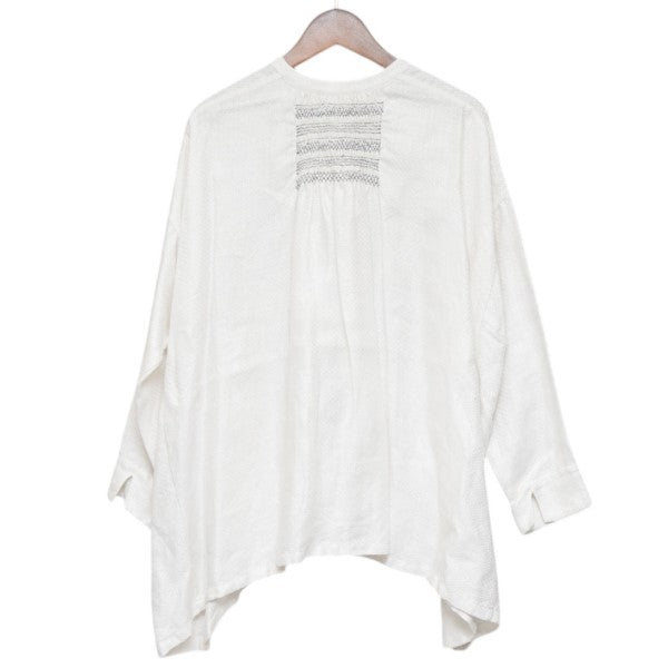 ARTS＆SCIENCE(アーツアンドサイエンス) Back Smocking Blouse プルオーバーリネンシャツ 094-L610-141  094-L610-141 ホワイト サイズ 1｜【公式】カインドオルオンライン ブランド古着・中古通販【kindal】