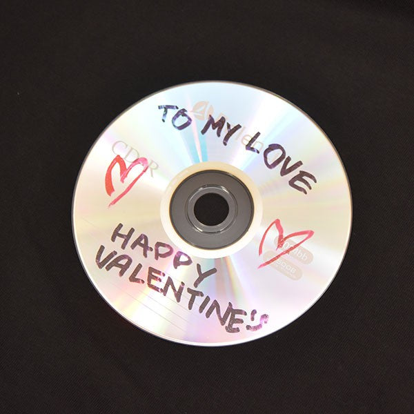 BALENCIAGA 2024SS Valentine CD T shirt バレンタインCDダメージ加工Tシャツ 764235 古着・中古-4枚目のアイテム画像
