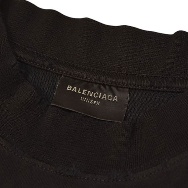 BALENCIAGA 2024SS Valentine CD T shirt バレンタインCDダメージ加工Tシャツ 764235 古着・中古-7枚目のアイテム画像