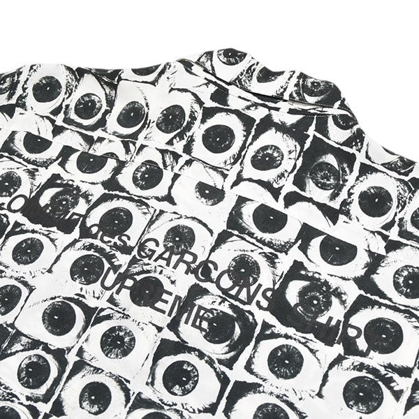 Eyes Rayon Shirt Comme des Garcons ギャルソン Supreme 【値下げ】SUPREME×COMME des GARCONS SHIRT 17SS「Eyes