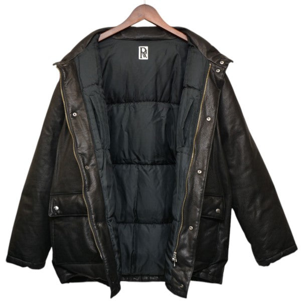 RAKINES×WAGAMAMA 2023AW レザーダウンジャケット 10S23FW212B 古着・中古-3枚目のアイテム画像