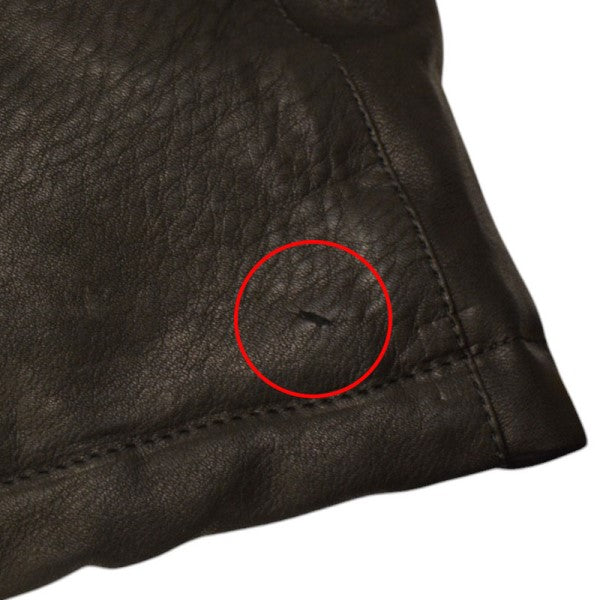 RAKINES×WAGAMAMA 2023AW レザーダウンジャケット 10S23FW212B 古着・中古-8枚目のアイテム画像