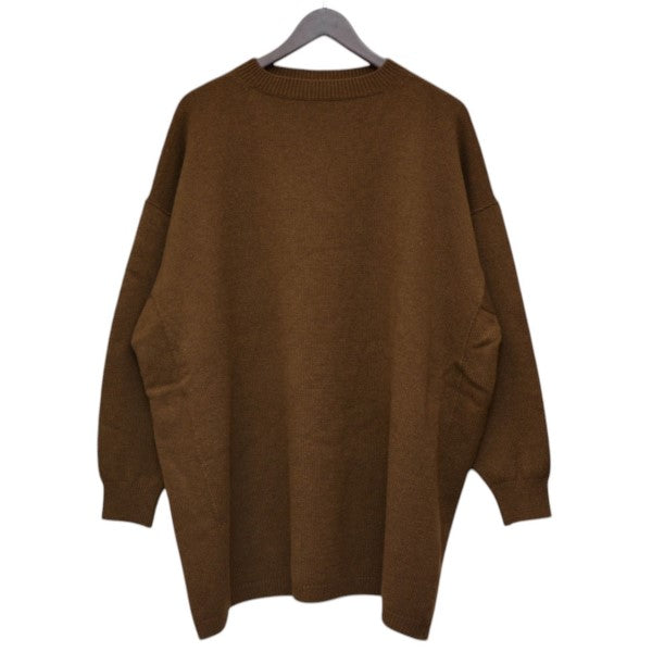 ARTS＆SCIENCE 2023AW SIDE PANEL BIG SWEATER L2 オーバーサイズカシミヤニット 0233-L8158-K031 古着・中古-1枚目のアイテム画像