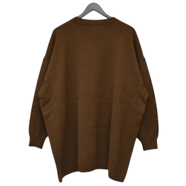 ARTS＆SCIENCE 2023AW SIDE PANEL BIG SWEATER L2 オーバーサイズカシミヤニット 0233-L8158-K031 古着・中古-2枚目のアイテム画像