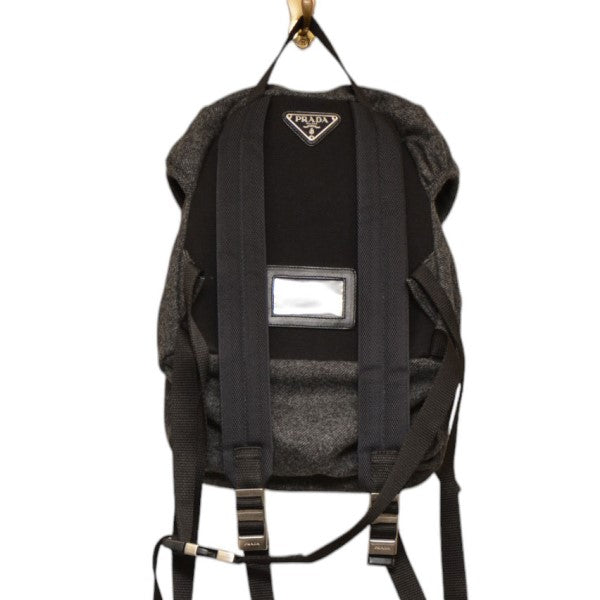 PRADAリュック　プラダ ミニリュック V203 フェルト グレー PRADA(プラダ) ウールミニリュック バックパック バッグ V203