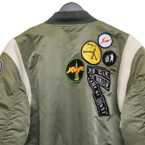 3月末で出品終了☆新品Ｍ☆STUSSY別注 Schottミリタリージャケット 3月末で出品終了☆新品M☆STUSSY別注 Schottミリタリージャケット