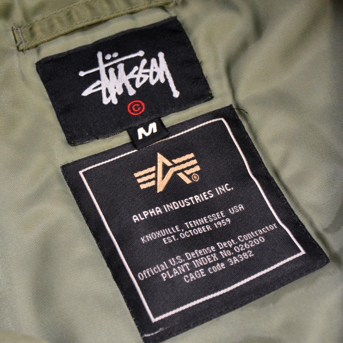 STUSSY×Fragment Design×UNDEFEATED×Alpha 25周年 MA-1 Jacket 