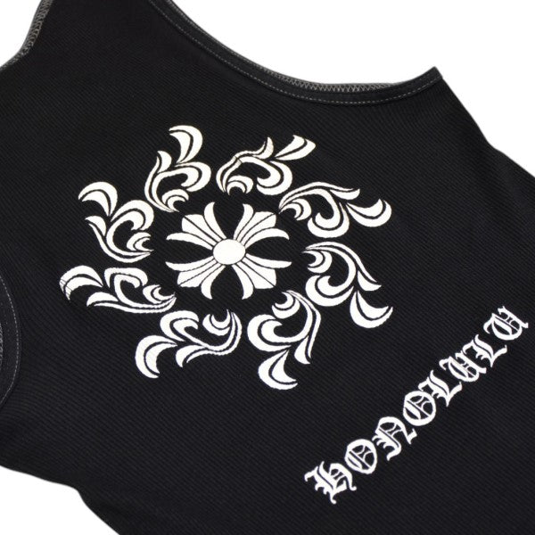 Honolulu Back Cross Tank Top　プリントタンクトップ