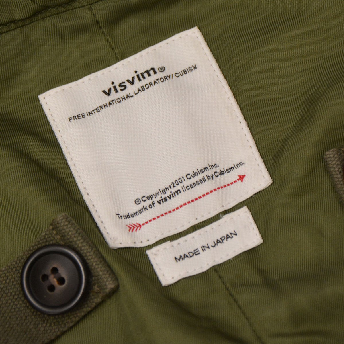 VISVIM 2024AW SIX-FIVE FISHTAIL PARKA フィッシュテイルパーカー ミリタリーコート 0124205013005 古着・中古-8枚目のアイテム画像