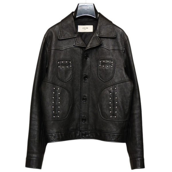 CELINE(セリーヌ) 2020AW ソフトラムスキンスタッズストレートレザー