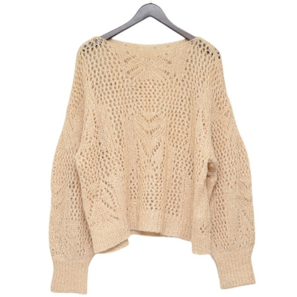 mame kurogouchi(マメクロゴウチ) 2022SS Botanical Pattern Knitted