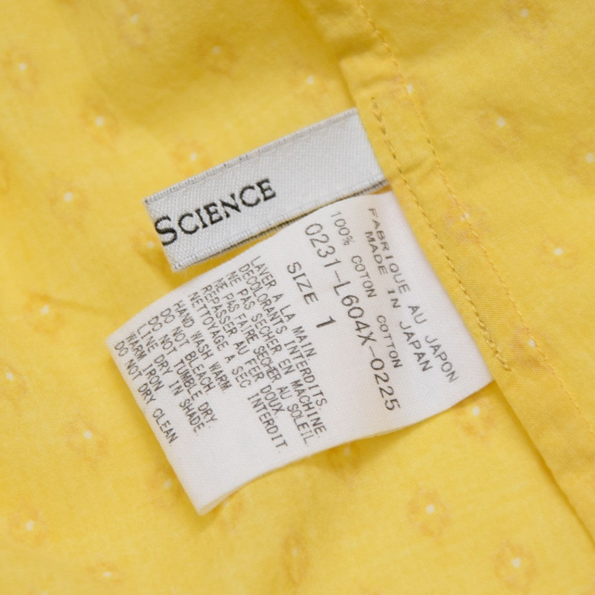 ARTS＆SCIENCE(アーツアンドサイエンス) BACK BUTTON T LINE