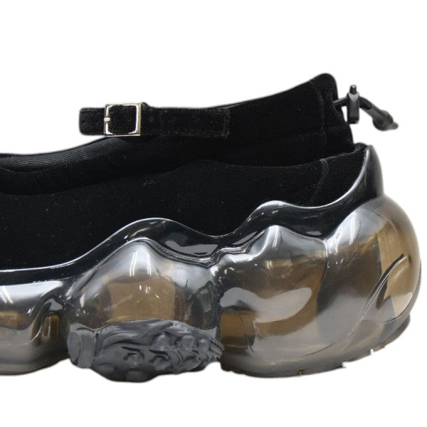 grounds(グラウンズ) MOOPIE PUMPS BLACK VELVET ベロアパンプス