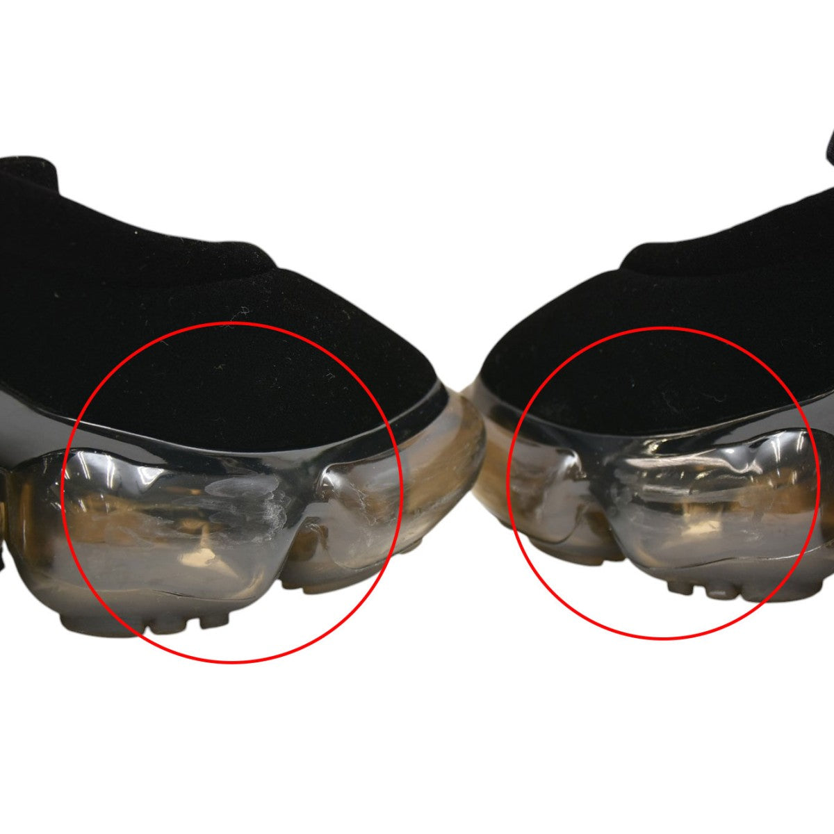 grounds(グラウンズ) MOOPIE PUMPS BLACK VELVET ベロアパンプス