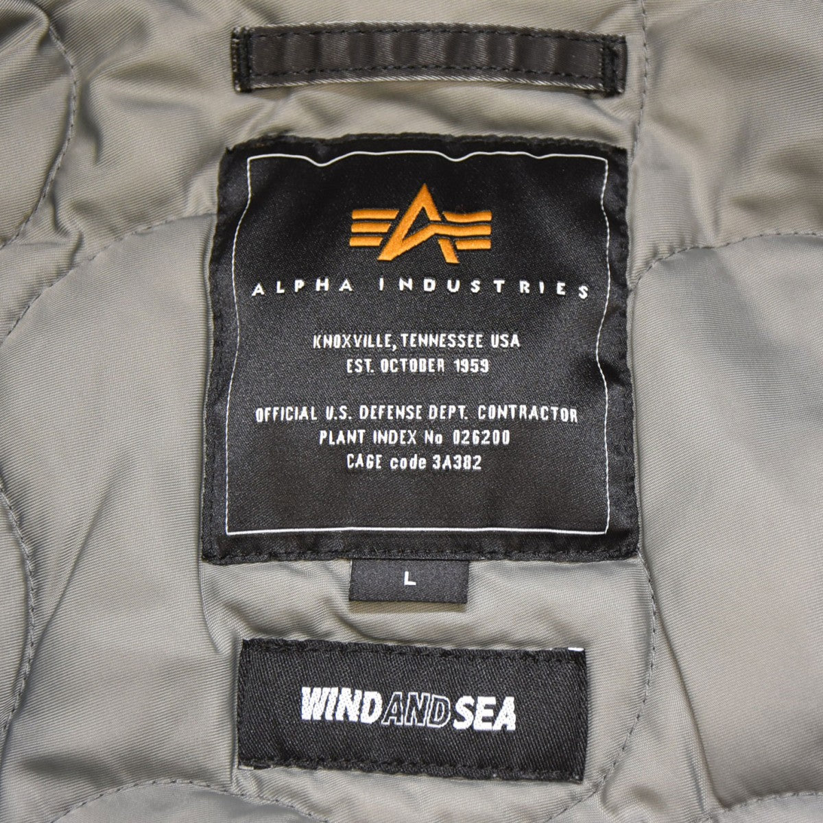 ALPHA×WIND AND SEA 2025SS CWU-45P MA-1 ボンバージャケット