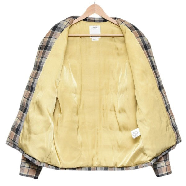 VISVIM(ビズビム) 2025SS KEESEY CHECK DOWN JKT チェック柄ダウン