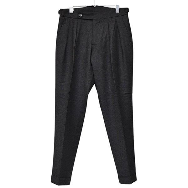 ベルウィッチ　SCOTCH ウールサキソニー　2インプリーツクロップドパンツ BERWICH（ベルウィッチ）SCOTCHスコッチ コットンリネンソリッド2イン