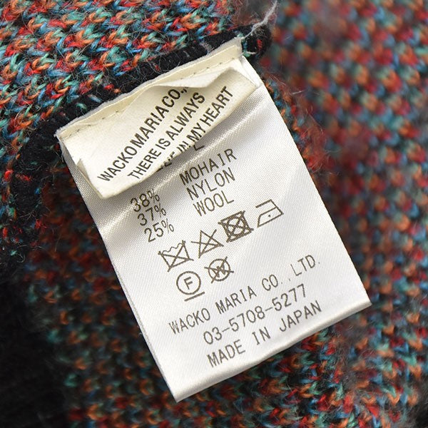 WACKO MARIA(ワコマリア) 2022AW YULA 百女図 MOHAIR KNIT JACQUARD