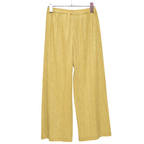 PLEATS PLEASE ISSEY MIYAKE THICKER BOTTOMS プリーツストレートパンツ PP43JF372 古着・中古-2枚目のアイテム画像
