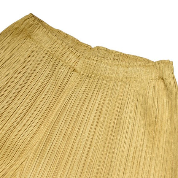 PLEATS PLEASE イッセイミヤケ　ストレートパンツ　シャンパンゴールド 楽天市場】未使用級 PLEATSPLEASE プリーツプリーズ ISSEY MIYAKE