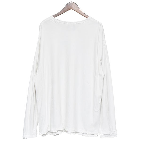 ATON(エイトン) LAYERED CREWNECK PULLOVER レイヤードロング