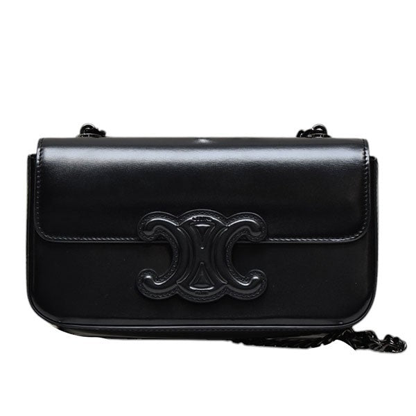 CELINE トリオンフ チェーンショルダーバッグ 199243BF4 古着・中古-1枚目のアイテム画像
