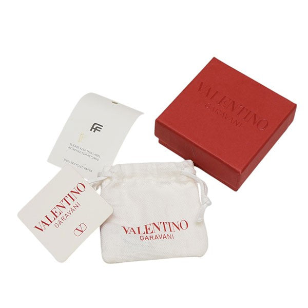 VALENTINO GARAVANI Vロゴ シグネチャー スワロフスキー クリスタル ピアス ZW2J0G04YCM 古着・中古-5枚目のアイテム画像