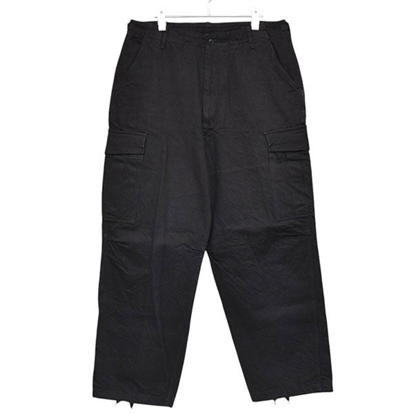 COMOLI(コモリ) 2023SS ブラックデニムB．D．U．パンツ デニムカーゴ
