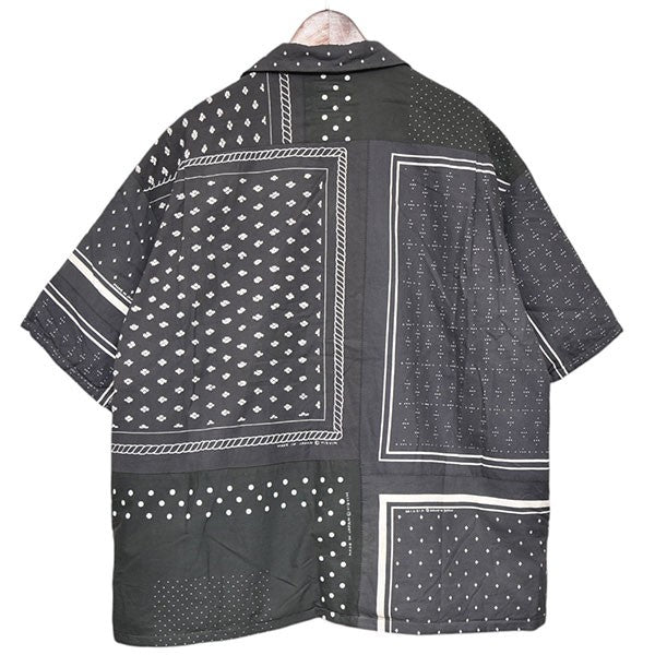 VISVIM(ビズビム) 2025SS WALLIS DOWN SHIRT SS バンダナ柄半袖